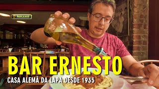 Tradicional Bar Ernesto desde 1935 Gastronomia alemã na Lapa do Rio de Janeiro