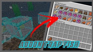 ADDON TRAP FISH/JEBAKAN IKAN YANG BERGUNA UNTUK MINECRAFT SURVIVAL||MINECRAFT ADDON