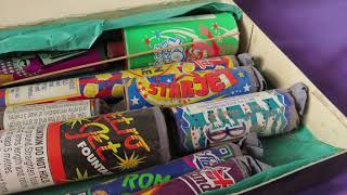 Old size B  Standard Fireworks selection Box UK