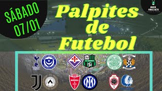 PALPITES DE APOSTAS DE FUTEBOL PARA O DIA 07/01/2023 (SÁBADO)!!! CONFIRA AGORA MESMO!