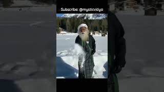 Unseen Video: Sadhguru Playing in Snow! | Sadhguru #shorts