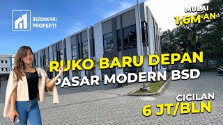 RUKO BARU DEPAN PASAR MODERN BSD  - RUKO GOLDEN MADRID X