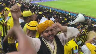 طرب وحماس رابطة الاتحاد امام الباطن حمدان مغربي 💛🖤🎼