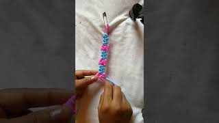 DIY Macrame Mobile Strap #bowknot #macrameknot #ytshorts #shorts #beginners #macramestrap