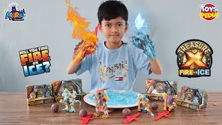 Mainan Anak Terbaik || Treasure X Fire Vs Ice