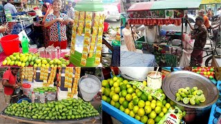 LEMON SODA: Summer Special Lemon Juice With Sweet Dahi Lassi In India - Indian Street Food Kolkata