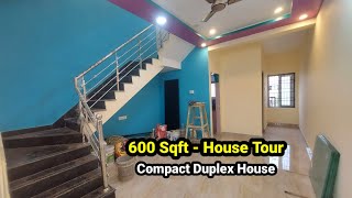 House Tour 600 Sqft | Compact 2 BHK Duplex House for sale in Porur Near Tharapakkam