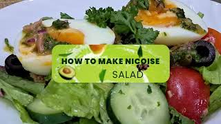 How To Make Nicoise Salad | Mediterranean | French | Nice | #food #2024 #salad #frenchcuisine #fyp