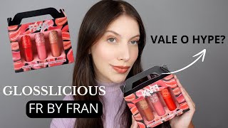 TESTEI O KIT GLOSSLICIOUS FRAN | CHERRY LIPS, JUYCE LIP E COOKIE LIPS DA FANCINY EHLKE