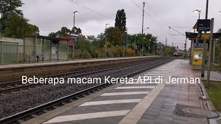 Beberapa Kereta API di Jerman yg rata-rata sudah listrik