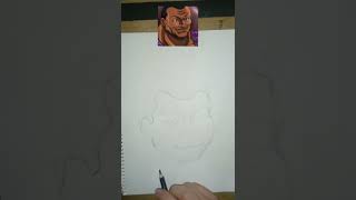 Dibujando a BISCUIT  OLIVA,(BAKI)#Aprendiendo a dibujar #5🏋🏾‍♂️💪🤯