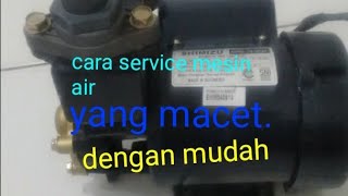 mesin pompa air dengung