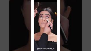 #shorts/brown smokey cut crease liner look for night party/night out makeup look#rlSA #youtubeshorts