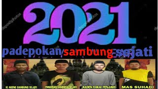 Malam tirakatan menyambut tahun baru 2021  / di padepokan sambung sejati