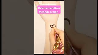 "C" letter mehndi design | Raksha bandhan special mehndi design |