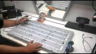 Reparacion pantalla tv LED Samsung