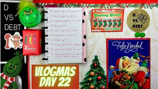 Vlogmas Day 22: Scratchmas savings challenges, new scratch off, and #budgetingholidaysipnchat