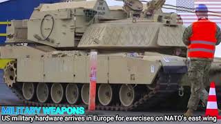 US military hardware arrives in Europe for exercises on NATO's east wing