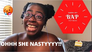 Queen Key “BAP |WAP Remix|” (Official Music Video) | Reaction