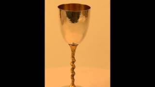 A silver goblet, by Stuart Devlin, London 1973