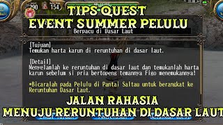 Tips Event Summer Pelulu| Jalan Rahasia Menuju Reruntuhan DiDasar Laut #toramonline #toramonlineindo