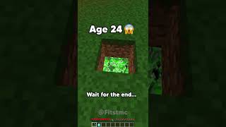 How To Escape Minecraft Traps In Every Age😳 pt.3 (World's Smallest Violin) #minecraft #shorts