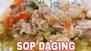 RESEP SOP IGA SAPI TANPA PRESTO