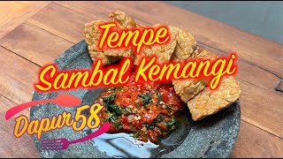 #resepsambal Siap - siap boros nasi nih gaes. Tempe Sambal Kemangi!