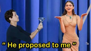 “ Finally! we’re getting married “ Zendaya Reveals Her Wedding plans with Tom Holland