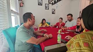 Dashain fun - playing card with friends n family #chalfaras #card #Brag