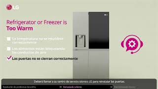 Soporte LG España - Resolución de problemas de enfriamiento en un Frigorífico Side-by-Side LG