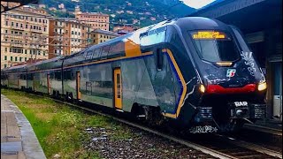 Linea GENOVA-LA SPEZIA GIÙ di TESTA! TRENI di TUTTI i TIPI in Liguria! Speciale 3 compleanno 🎂🥳🤩!