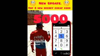 NEW UPDATE KA TOP 3 SECRET CHEAT CODE INDIAN BIKES DRIVING 3D #cheatcodes #shorts