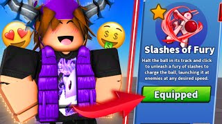 Spending $782,696 For SLASHES OF FURY in BLADE BALL 😍 (Blade Ball)