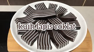 Kuih Lapis Coklat (Kuih Tradisional)