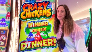 🐔Double Jackpots & A Nice Win On Crazy Chickens‼️