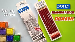 Doms shading pencil review 🔥| and my opinion | best pencil in lowest price