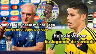 🚨NOSSA! !OLHA O QUE O DORIVAL JR DISSE SOBRE O JAMES ANTES DO JOGO CONTRA A COLÔMBIA.