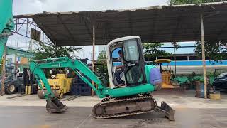 Testing Mini excavator Komatsu PC35CR