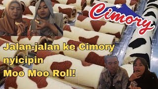 Ke Cimory Nyicipin Moo Moo Roll Cake