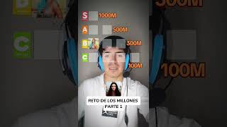 RETO DE LOS MILLONES (PT 1) #musica #reggaeton #top #tierlist #generourbano #parati