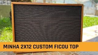 Instalando os falantes no meu gabinete Custom 2x12 - Rodrigo Mellegari