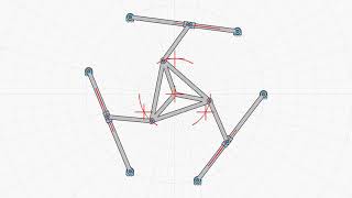 03 Degrees Freedom Linkage Mechanism