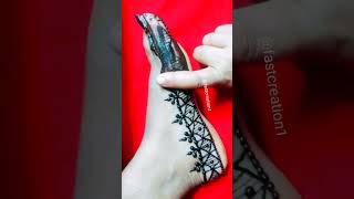 Amazing reverse leg mehndi।।beautiful foot mehndi design।।easy leg mehndi design।।latest mehndi