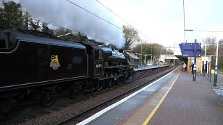 PRD STEAM - 46233 and 44871 ex Kings Cross 8th & 9th December 2018