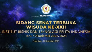 Wisuda Institut Bisnis dan Teknologi Pelita Indonesia ke-XXII