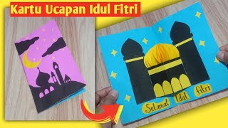 Cara membuat kartu ucapan idul Fitri