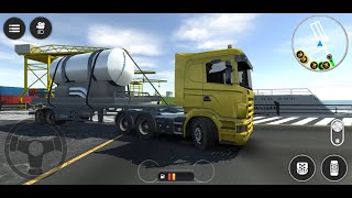 large pipe delivery - drive simulator 2020 - android gameplay