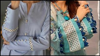 kurti sleeves design for stylish look [ and latest 2022]