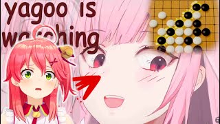 Once again, Miko tries to hunt beginners in Gomoku [hololive/ Eng sub /Mori Calliope ]